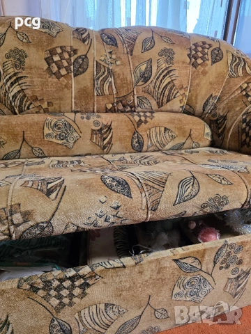 Ъглов диван разтегателен + ракла – само 100 лв! 🔥, снимка 2 - Дивани и мека мебел - 53838495