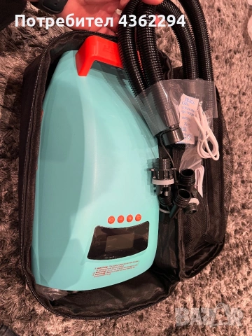 Акумулаторна помпа за SUP падълборд Seawolf – 9000mAh, снимка 3 - Друга електроника - 53509501