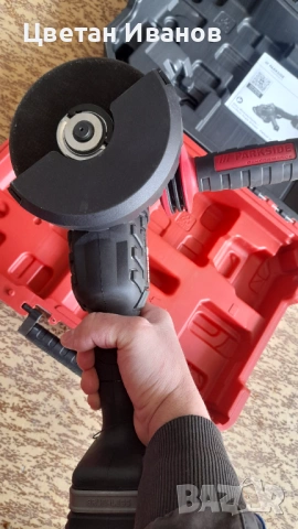 Акумолаторен Ъглошлайф Parkside Performance E6 - 20v, снимка 6 - Ъглошлайфи - 53238856