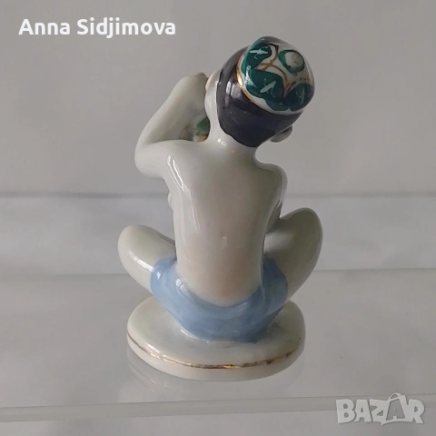 Руска порцеланова статуетка ЛФЗ , снимка 3 - Статуетки - 53132138