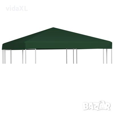 vidaXL Покрив за шатра, 310 г/м², 3x3 м, зелен(SKU:44779