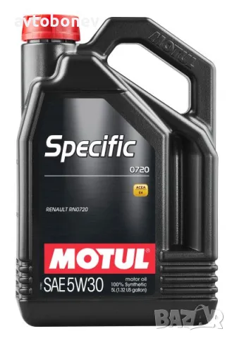 Двигателно масло MOTUL SPECIFIC 0720 5W30, снимка 3 - Аксесоари и консумативи - 50021428