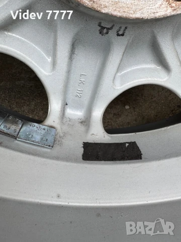 Оригинални алуминиеви джанти за Mercedes 15” 5x112 / W210 / E-Class / Мерцедес, снимка 9 - Гуми и джанти - 50963766