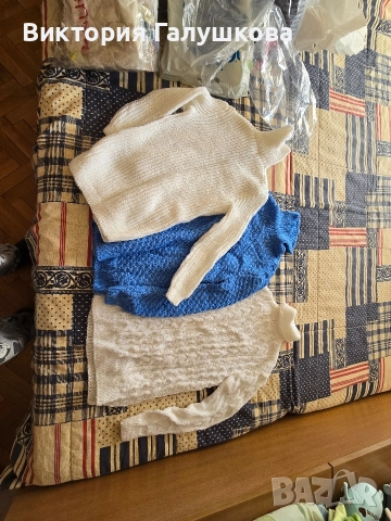 10бр плетени жилетки/пуловери/елек, снимка 3 - Жилетки - 52965671