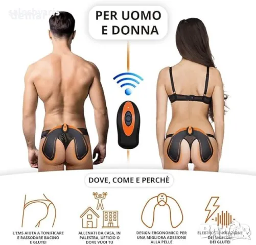 YUCEN Устройство за трениране на бедрата: За мъже и жени, електрически стимулатор за мускули, снимка 5 - Фитнес уреди - 49796184