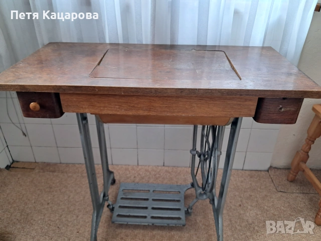 🌟 Продавам ретро крачна шевна машина UNION – работеща! 🌟 , снимка 3 - Шевни машини - 54089521