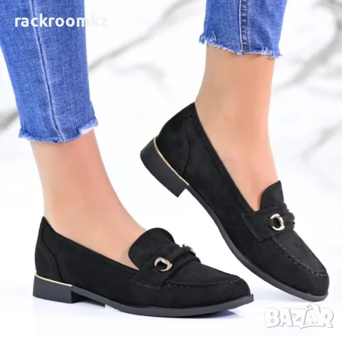 ЕЛЕГАНТНИ ЧЕРНИ МОКАСИНИ A4302-1 BLACK

, снимка 3 - Дамски елегантни обувки - 49697898