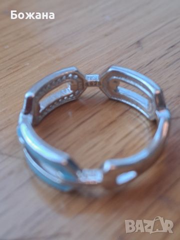 сребърен пръстен нов 925, снимка 2 - Пръстени - 46021821