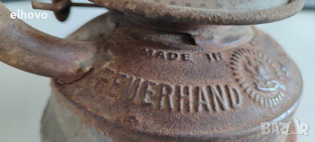 Стар немски газен фенер FEUERHAND, снимка 6 - Антикварни и старинни предмети - 45233896