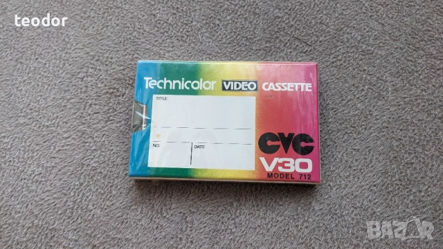 CVC V30 Technicolor VIDEO CASSETTE, снимка 2 - Плейъри, домашно кино, прожектори - 51471405