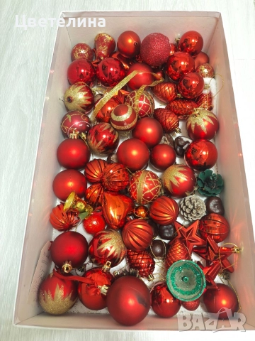 Сет коледни играчки , снимка 2 - Декорация за дома - 52629540