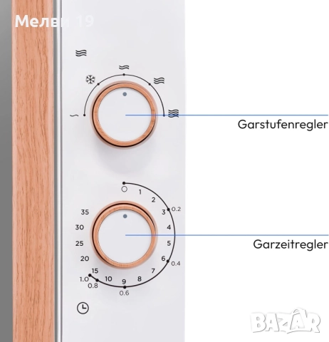 Микровълнова фурна MEDION MD10596 , 20 l, 700w, снимка 3 - Микровълнови - 51809175