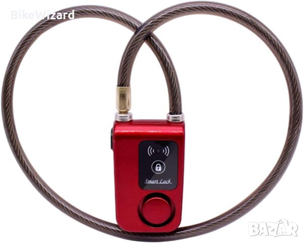 Bluetooth Smart Lock велосипед/мотоциклет/порта с аларма НОВО, снимка 1 - Аксесоари за велосипеди - 46212519