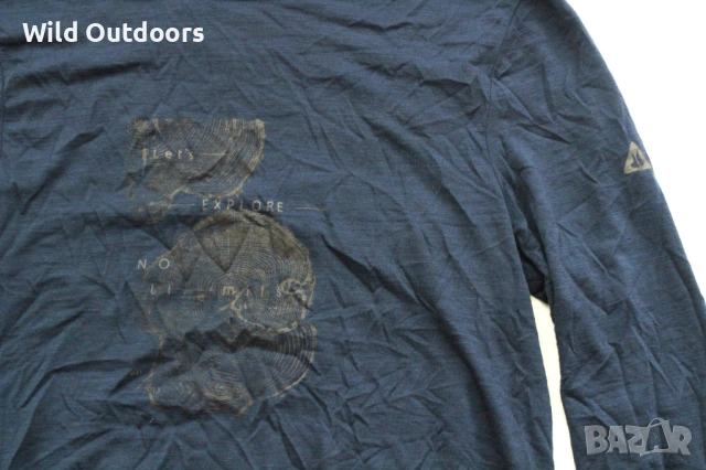 OCK - мъжка мерино термо горница, размер М, снимка 2 - Спортни дрехи, екипи - 53500328