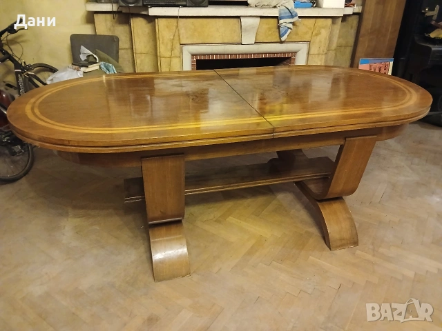 Дървена масивна маса , снимка 2 - Маси - 53623003