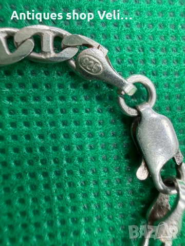 Сребърен синджир №7705, снимка 3 - Колиета, медальони, синджири - 52719715