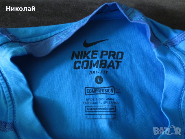 nike pro combat тениска, снимка 6 - Тениски - 45326345