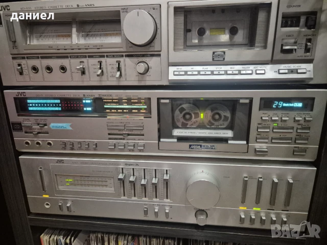Касетен дек JVC DD-9 - топ модел на марката - като нов - отличен вид и техническо състояние