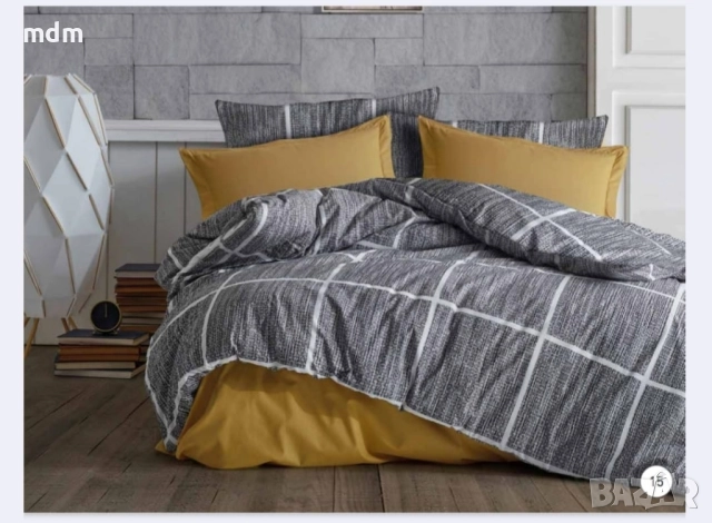 Марка VALDİVİA луксозен двоен ранфорс спален комплект 100% памук- 49 лв, снимка 6 - Спално бельо - 44016481