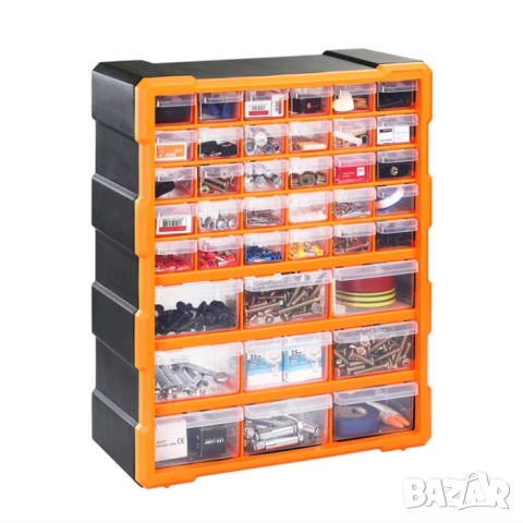 Органайзер за стена с 39 кутии