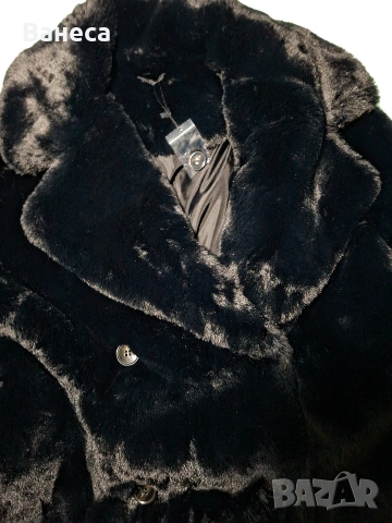 Чисто ново пухено палто.Намалена цена. С,М рр, снимка 3 - Якета - 53433615