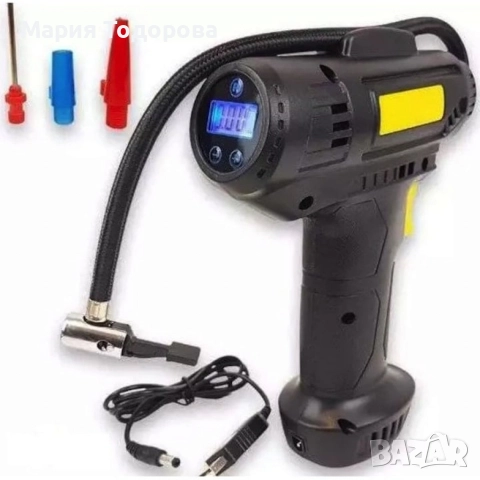 Безжичен дигитален компресор за автомобил, снимка 7 - Аксесоари и консумативи - 52989589