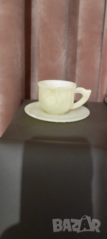 Чаша зелен оникс, снимка 2 - Чаши - 52101497