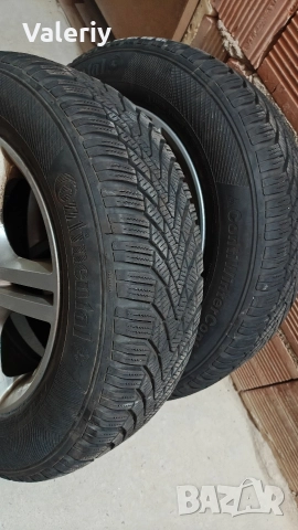 Зимни джанти с гуми 4 бр Subaru 5/100/15, снимка 5 - Гуми и джанти - 52804968