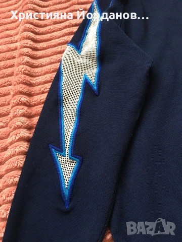 Sandro, плътна блуза/пуловер със светкавици, снимка 12 - Блузи с дълъг ръкав и пуловери - 53079131