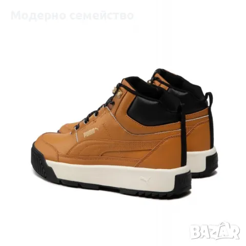 Мъжки зимни боти  PUMA Tarrenz Seasonal Mid Shoes Brown, снимка 2 - Мъжки боти - 46858723