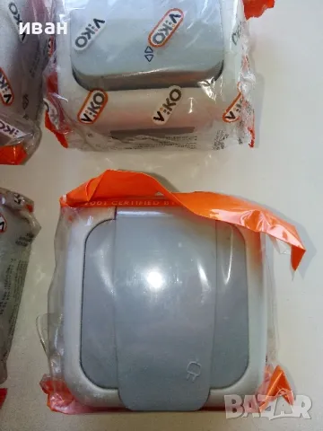 3 влаго защитени ключа + 1 контакт за външен монтаж.Нови, снимка 3 - Ключове, контакти, щепсели - 50196301