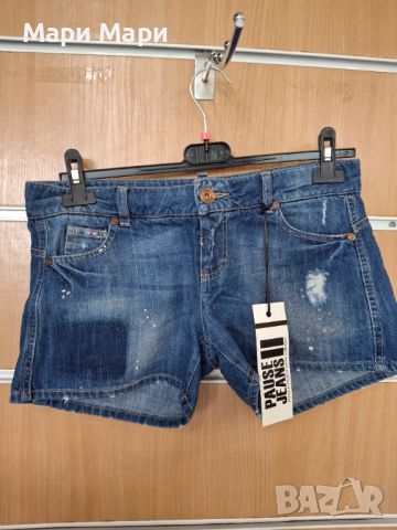 Pause Jeans къси дънкови панталони, снимка 5 - Къси панталони и бермуди - 45811197