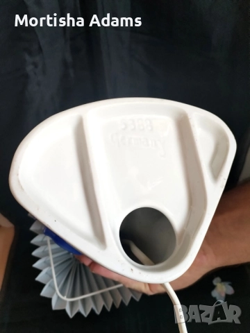 Немска порцеланова лампа, снимка 7 - Колекции - 52477522