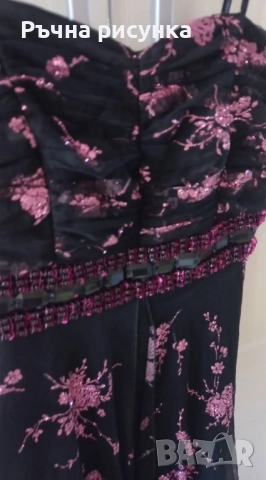 Елегантна празнична рокля ,размер С-М,50лв, снимка 10 - Рокли - 51688723