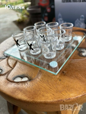 Морски шах с шотове от стъкло 🍻❌⭕, снимка 5 - Шах и табла - 53930091