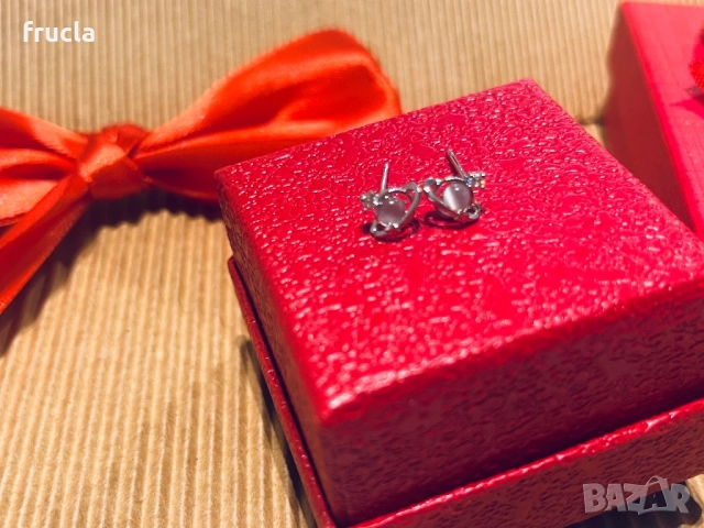 Сет от 3 чифта Коледни Обеци , снимка 3 - Обеци - 52669008