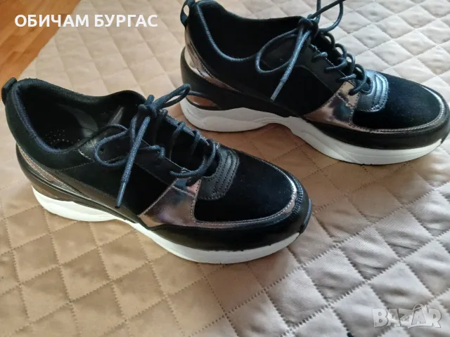 раз.41стелка 27см НАПЪЛНО ЗАПАЗЕНИ МАРАТОНКИ ТИП ОБУВКА С ПЛАТФОРМА 7см, снимка 4 - Маратонки - 49505379