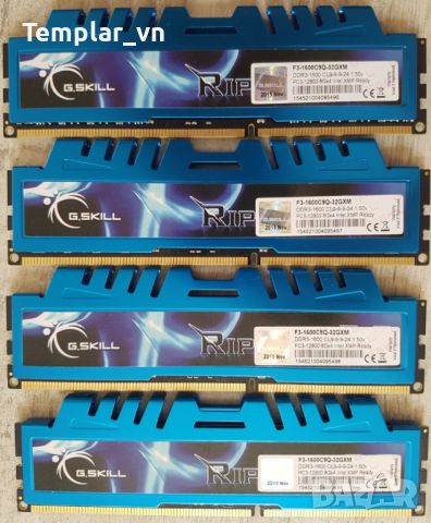 Gskill Ripjaws X 4x8 GB DDR3 1600, снимка 1 - RAM памет - 46159529