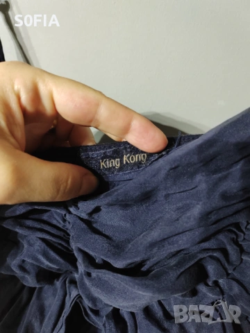 Копринена рокля размр S, снимка 5 - Рокли - 54025041