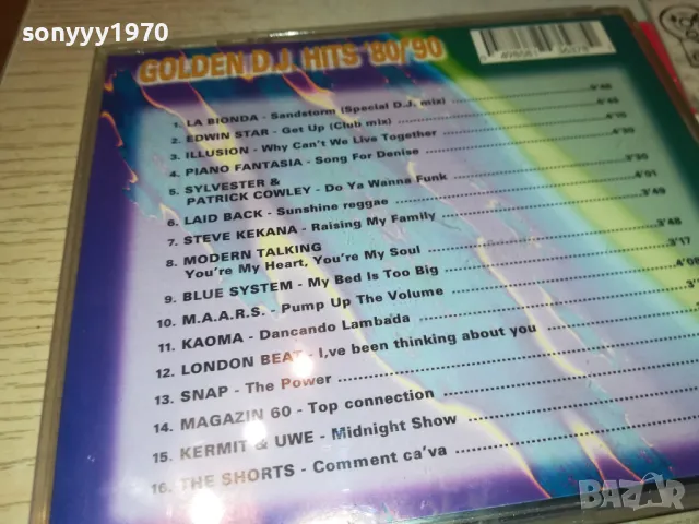 GOLDEN DJ HITS 80/90 CD 2503250542, снимка 9 - CD дискове - 49627330