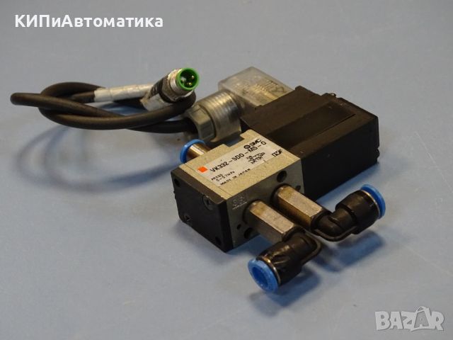 пневматичен разпределител SMC VK 332-500-M5-0 solenoid valve 24VDC, снимка 1 - Резервни части за машини - 46584838