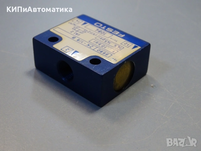 пневматичен разпределител Festo ZK-1/8B typ6680 Pneumatic Valve 1-10Bar, снимка 5 - Резервни части за машини - 53151650