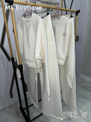 Ватиран комплект ,,alo’’ с камъчета