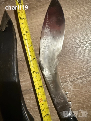 Индийски нож КУКРИ, снимка 11 - Ножове - 52861438