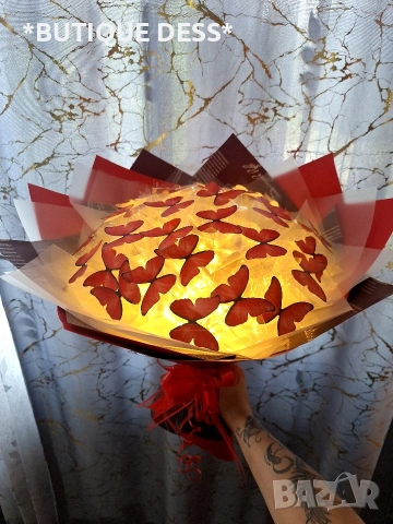 Светещи ръчно изработени букети ✨️"DESS"✨️, снимка 9 - Подаръци за рожден ден - 53192105