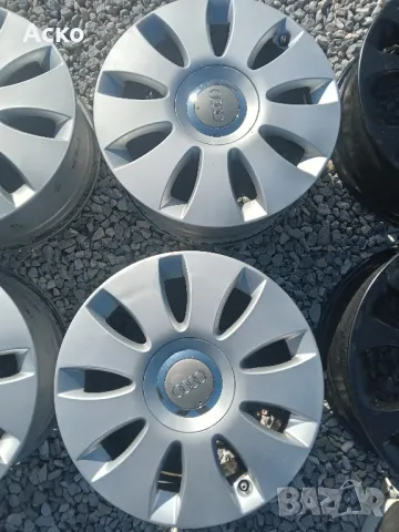 5x112..16цола 6.5j ET50 оригинални AUDI , снимка 3 - Гуми и джанти - 47578513