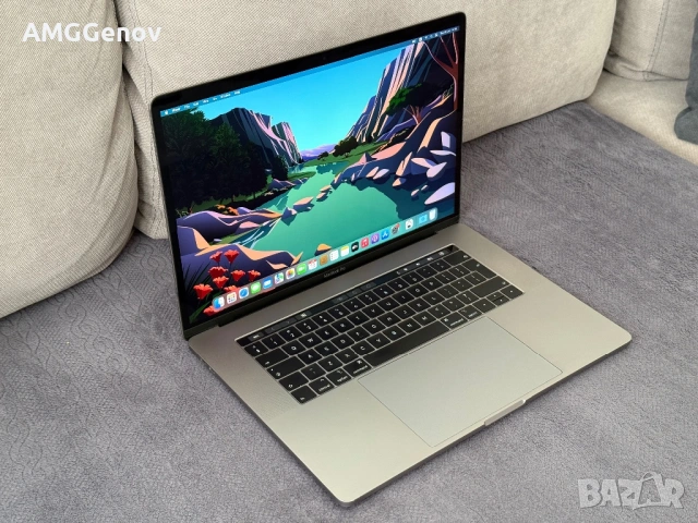 15.4'Macbook Pro 15 2018 Touchbar/Core i7/16GB DDR4/Radeon 555X/256GB, снимка 3 - Лаптопи за работа - 53113974