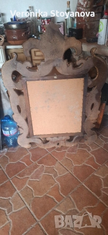 Бароково красиво огледало, снимка 4 - Антикварни и старинни предмети - 53984563