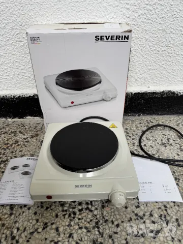 Електрически Котлон Severin KP 1091, 1500W, 18.5см Чугунена Плоча, Безстепенно Регулиране!