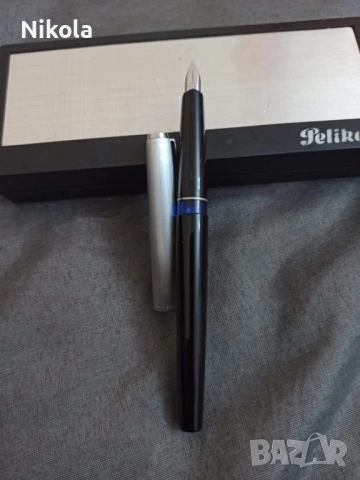 Писалака Pelikan 21 Silvexa Germanyв запазен вид писец-бяло злато 585 -14 карата ., снимка 3 - Антикварни и старинни предмети - 52011623